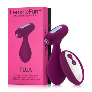 FemmeFunn Plua Rechargeable Remote-Controlled Silicone Vibrating Anal Plug, Dark Fuchsia FemmeFunn Plua Rechargeable Remote-Controlled Silicone Vibrating Anal Plug, Dark Fuchsia