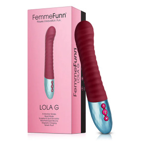FemmeFunn Lola G Rechargeable Silicone G-Spot Vibrator, Maroon FemmeFunn Lola G Rechargeable Silicone G-Spot Vibrator, Maroon