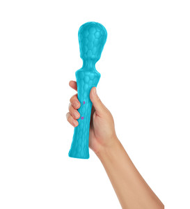 FemmeFunn Ultra Wand XL Rechargeable Flexible Textured Silicone Vibrator, Turquoise FemmeFunn Ultra Wand XL Rechargeable Flexible Textured Silicone Vibrator, Turquoise