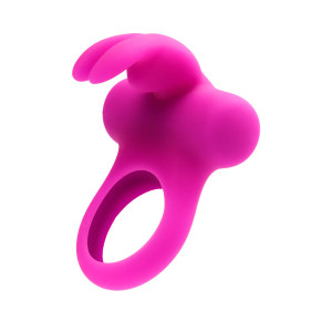 VeDO Frisky Bunny Rechargeable Vibrating Cock Ring, Pink VeDO Frisky Bunny Rechargeable Vibrating Cock Ring, Pink