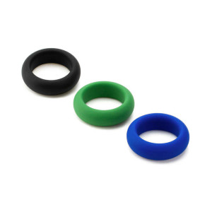 Je Joue Silicone Cock Ring 3-Piece Set Je Joue Silicone Cock Ring 3-Piece Set