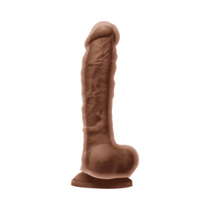 Colours Dual Density 8 in. Dildo, Brown Colours Dual Density 8 in. Dildo, Brown