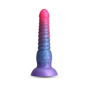 Colours Stacked 6 in. Dildo, 5.51 Inch Insertable, 1.54 Inch Max Width, Pink/Blue Colours Stacked 6 in. Dildo, 5.51 Inch Insertable, 1.54 Inch Max Width, Pink/Blue