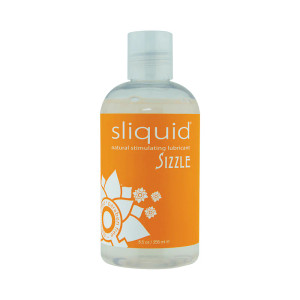Sliquid Naturals Sizzle Warming Lubricant, 8.5 oz.