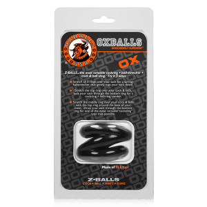 OxBalls Z-Balls, Ball Stretcher, Black OxBalls Z-Balls, Ball Stretcher, Black