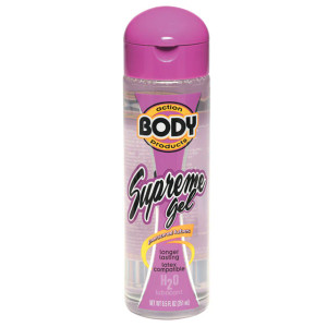 Body Action Supreme Water Based Gel Lubricant, 8.5 oz. Body Action Supreme Water Based Gel Lubricant, 8.5 oz.