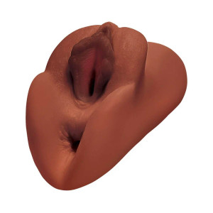 PDX Plus Perfect Pussy Double Stroker, Brown PDX Plus Perfect Pussy Double Stroker, Brown