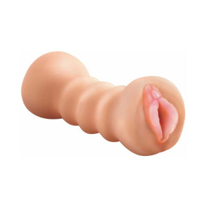 PDX Flip Me Over Dual-Ended Stroker, Beige PDX Flip Me Over Dual-Ended Stroker, Beige