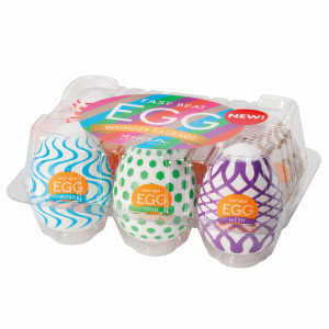 Tenga Egg Penis Masturbator Variety Pack, Wonder