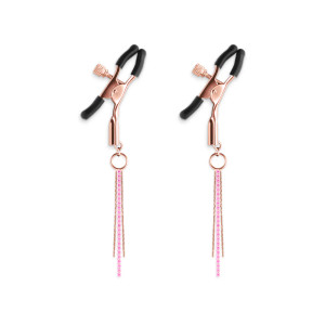 Bound Nipple Clamps D3, Rose Gold Bound Nipple Clamps D3, Rose Gold