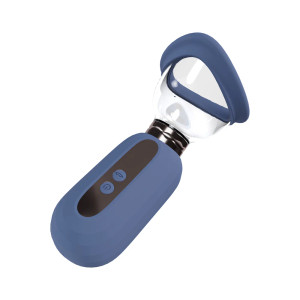 Pumped Dazzling Automatic Rechargeable Vulva & Breast Pump, Blue Pumped Dazzling Automatic Rechargeable Vulva & Breast Pump, Blue