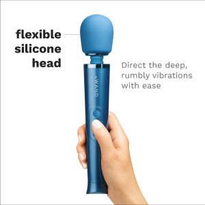 Le Wand Petite Rechargeable Massager, Blue Le Wand Petite Rechargeable Massager, Blue