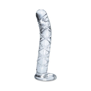 Icicles No. 60 Curved Ribbed 6.5 in. Glass Dildo, 6.0 Inch Insertable, 1.0 Inch Max Width, Clear Icicles No. 60 Curved Ribbed 6.5 in. Glass Dildo, 6.0 Inch Insertable, 1.0 Inch Max Width, Clear