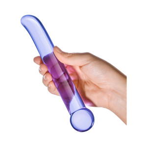 Glas 6.75 in. Purple G-Spot Tickler Glass Dildo Glas 6.75 in. Purple G-Spot Tickler Glass Dildo