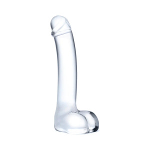 Glas 7 in. Realistic Curved Glass G-Spot Dildo Glas 7 in. Realistic Curved Glass G-Spot Dildo