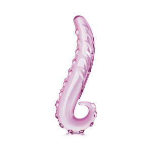 Glas 6 in. Lick-It Glass Dildo Pink Glas 6 in. Lick-It Glass Dildo Pink