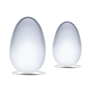 Glas 2-Piece Glass Yoni Egg Set Glas 2-Piece Glass Yoni Egg Set