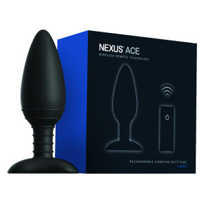 Nexus Ace Large Remote Control Vibrating Butt Plug Nexus Ace Large Remote Control Vibrating Butt Plug
