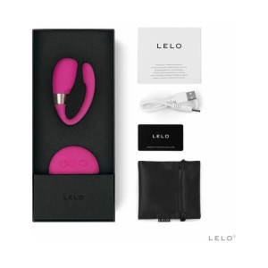 LELO TIANI 3 Dual Stimulation Couples Vibrator with Remote, Cerise LELO TIANI 3 Dual Stimulation Couples Vibrator with Remote, Cerise