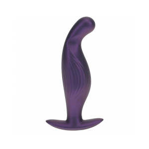 Ouch! Smooth Silicone P-Spot Anal Plug, 3.86 Inch Insertable, 1.14 Inch Max Width, Metallic Purple Ouch! Smooth Silicone P-Spot Anal Plug, 3.86 Inch Insertable, 1.14 Inch Max Width, Metallic Purple