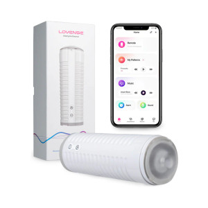 Lovense Max 2 Bluetooth App-Controlled Vibrating and Suction Penis Masturbator with Neutral Sleeve Lovense Max 2 Bluetooth App-Controlled Vibrating and Suction Penis Masturbator with Neutral Sleeve