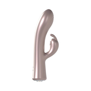 LoveLine La Perla Rechargeable Silicone Rabbit Vibe, Pink LoveLine La Perla Rechargeable Silicone Rabbit Vibe, Pink