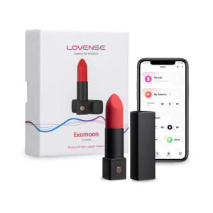 Lovense Exomoon Bluetooth Mini Lipstick Vibrator Lovense Exomoon Bluetooth Mini Lipstick Vibrator