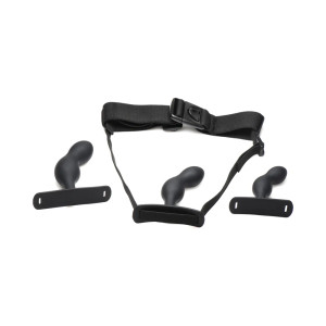 Master Series P-Spot Plugger Trainer 3-Piece Silicone Set with Harness Master Series P-Spot Plugger Trainer 3-Piece Silicone Set with Harness