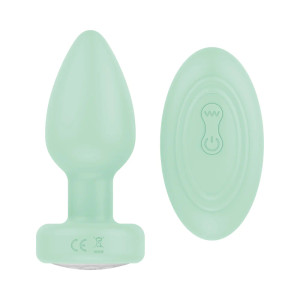 Luv Inc Pr17: Vibrating Plug with Remote, Green Luv Inc Pr17: Vibrating Plug with Remote, Green