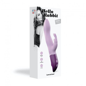 Love to Love Hello Rabbit Rechargeable Rabbit Vibrator, Purple Love to Love Hello Rabbit Rechargeable Rabbit Vibrator, Purple