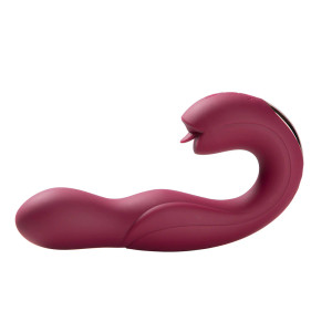 Honey Play Box Joi Pro Rotating Head G-Spot Vibrator and Clit Licker, Remote Controlled, Maroon Honey Play Box Joi Pro Rotating Head G-Spot Vibrator and Clit Licker, Remote Controlled, Maroon
