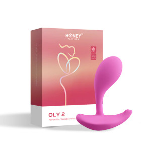 Honey Play Box Oly 2 Pressure Sensing App-Enabled Wearable Vibrator, Pink Honey Play Box Oly 2 Pressure Sensing App-Enabled Wearable Vibrator, Pink
