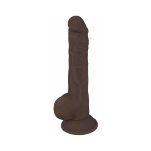 Curve Toys FLESHSTIXXX Posable Dual Density Silicone Dildo with Balls & Suction Cup, 9 Inch Total Length, Brown Curve Toys FLESHSTIXXX Posable Dual Density Silicone Dildo with Balls & Suction Cup, 9 Inch Total Length, Brown