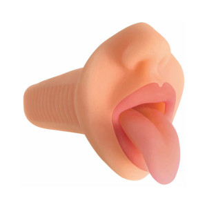 Curve Toys Mistress Perfect Suck Courtney Vibrating Deep Throat Mouth Stroker, Beige Curve Toys Mistress Perfect Suck Courtney Vibrating Deep Throat Mouth Stroker, Beige