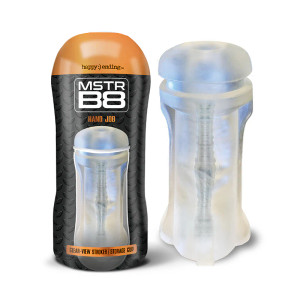 Happy Ending MSTR B8 In the Clear Stroker Cup, Hand Job Happy Ending MSTR B8 In the Clear Stroker Cup, Hand Job