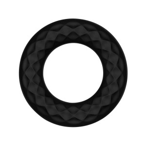 Forto F-15 Rechargeable Silicone Vibrating Cock Ring, Black Forto F-15 Rechargeable Silicone Vibrating Cock Ring, Black