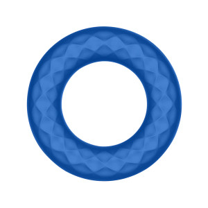 Forto F-15 Rechargeable Silicone Vibrating Cock Ring, Blue Forto F-15 Rechargeable Silicone Vibrating Cock Ring, Blue