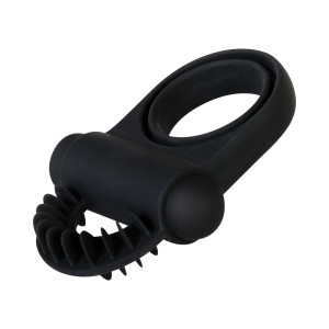 Zero Tolerance Bell Ringer Rechargeable Vibrating Flicking Silicone Cock Ring, Black Zero Tolerance Bell Ringer Rechargeable Vibrating Flicking Silicone Cock Ring, Black