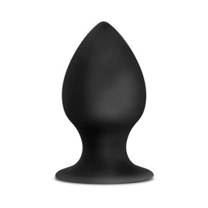 Anal Adventures Platinum Silicone Anal Stout Plug, Large, Black Anal Adventures Platinum Silicone Anal Stout Plug, Large, Black