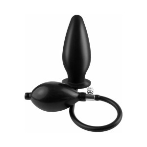 Anal Fantasy Collection Inflatable Silicone Plug, Black Anal Fantasy Collection Inflatable Silicone Plug, Black