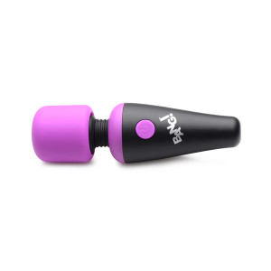 BANG! 10X Vibrating Mini Silicone Wand, Purple BANG! 10X Vibrating Mini Silicone Wand, Purple