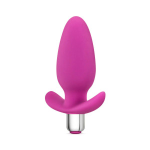 Luxe Little Thumper Vibrating Silicone Anal Plug, Pink Luxe Little Thumper Vibrating Silicone Anal Plug, Pink