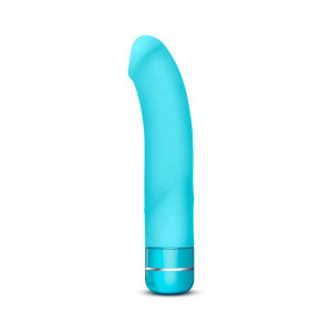 Luxe Beau Silicone G-Spot Vibrator, Blue Luxe Beau Silicone G-Spot Vibrator, Blue