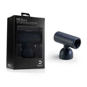 Doxy 3 Silicone Masturbator Wand Attachment, Navy Blue Doxy 3 Silicone Masturbator Wand Attachment, Navy Blue