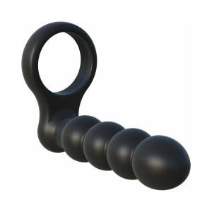 Fantasy C-Ringz Remote Control Double Penetrator Vibrating Cock Ring, Black Fantasy C-Ringz Remote Control Double Penetrator Vibrating Cock Ring, Black