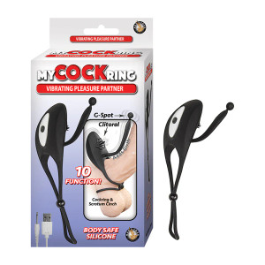 My Cock Ring Vibrating Pleasure Partner, Black My Cock Ring Vibrating Pleasure Partner, Black