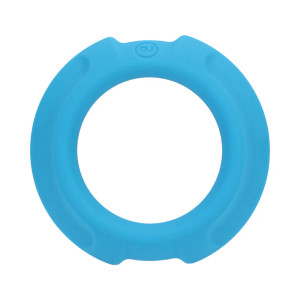 OptiMALE FlexiSteel Silicone with Metal Core Cock Ring, 43mm, Blue