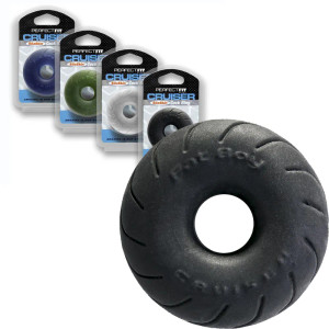 Perfect Fit Cruiser Cock Ring, Black Perfect Fit Cruiser Cock Ring, Black