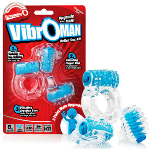 Screaming O VibrOMan, Blue Screaming O VibrOMan, Blue
