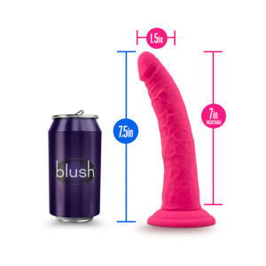 Ruse Jimmy Realistic 7.5 Inch Silicone Dildo, 7.0 Inch Insertable, 1.5 Inch Max Width, Hot Pink Ruse Jimmy Realistic 7.5 Inch Silicone Dildo, 7.0 Inch Insertable, 1.5 Inch Max Width, Hot Pink